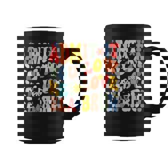 Admit It You Low Key Love Ela Bruh Ela Teacher Grammar Nerd Coffee Mug - Seseable