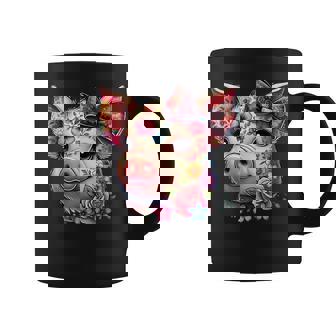 Adorable Cochon Fleur Graphique Cochon Ferme Amoureux Des Animaux Pour S Et Filles Tasse - Cadeauxyz