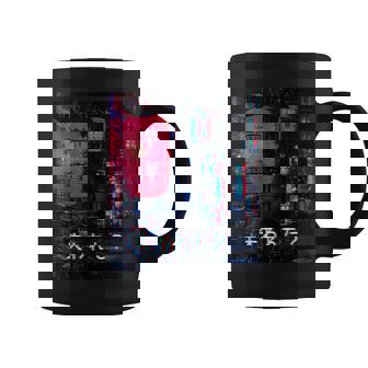 Aesthetic Styleaporwave Japon Années 80 Et 90 Meme Night City Tasse - Cadeauxyz