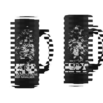 AFRICA Kenya Samburu Lion Reserve African Safari Graphic Print Coffee Mug - Monsterry