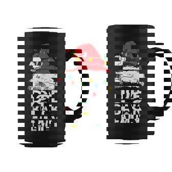 African Dope Family Afro Team Santa Matching Christmas Graphic Print Coffee Mug - Monsterry