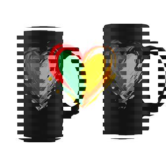 African Heart Black History Month African American Coffee Mug | Mazezy