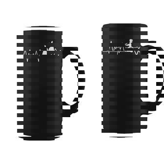 Aikido Heartbeat Japonés Arte Marcial Hombres Es Aikido Amante Taza de café - Regaloses