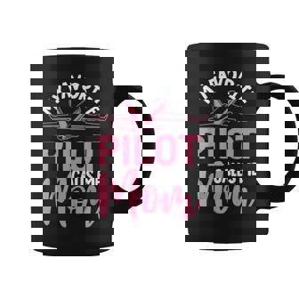 Airplane Pilot Mom Plane Aviation Mom Pilot Mom Mother Son Daughter My Favorite Pilot Calls Me Mom Coffee Mug - Thegiftio UK
