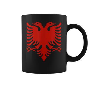 Albanian Flag Albania Eagle Shqip Shqiponja Albania Tassen - Geschenkecke