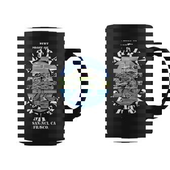 Alcatraz Island Escape Swim Team Shark Apparel Graphic Print Coffee Mug - Monsterry