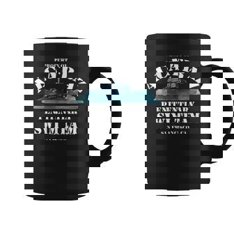 Alcatraz Swim Team Vintage Club Alcatraz Premium Graphic Print Coffee Mug - Monsterry