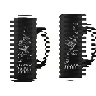 Allegedly Ostrich Flightless Ostrich Bird Lover Graphic Print Coffee Mug - Monsterry