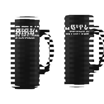 Basically Just Leave Me Alone Saying Sarcastic Apparel Graphic Print Coffee Mug - Monsterry
