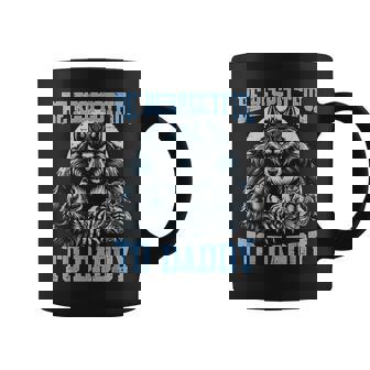 Alpha Wolf Be Respectful To Daddy Meme Cringe Coffee Mug | Mazezy