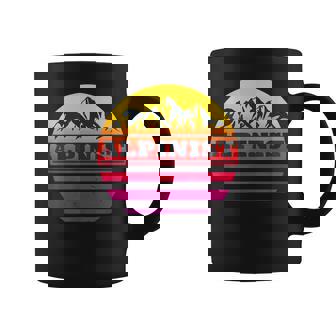 Alpinist Mountaineering Hiking Alps Retro Outdoor Sports Fun Graphic Print Coffee Mug - Monsterry