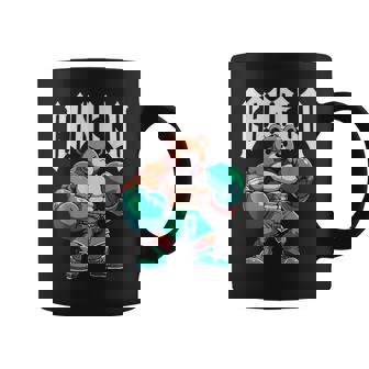 Alvarez Mexicano Boxing Bear Mexican Pride Patriotic Retro Coffee Mug - Thegiftio UK
