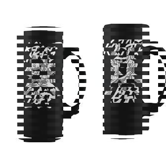 Amante Del Karate Cinturón Artes Marciales Cazas Entrenador Taza de café - Regaloses