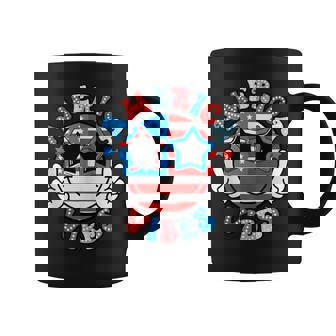 America Vibes American Freedom Patriotic Happy 4th Of July Tank Top Graphic Print Coffee Mug - Monsterry