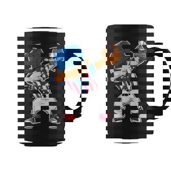 American Baseball Dab Pitcher USA Dabbing Outfit Graphic Print Coffee Mug - Monsterry