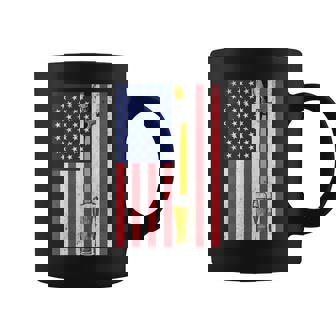 American Flag Beer Tap Home Brewery Pint Of Ale Premium Graphic Print Coffee Mug - Monsterry