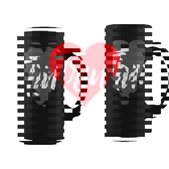 Amo A Trini Primer Nombre Yo Corazón Taza de café - Regaloses