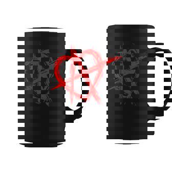 Anarchie Relationnelle Symbole Ra Cœur Poly Amour Libre Tasse - Cadeauxyz