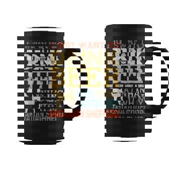 Anatolian Shepherd Dad Drink Beer Hang With Dog Men Coffee Mug - Thegiftio UK