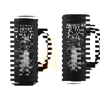 Anatomy Pug Dog Pug Lover Graphic Print Coffee Mug - Monsterry