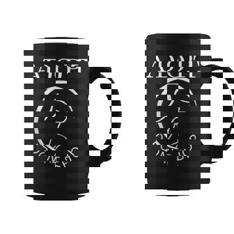 Animal Rescue For Women Dog Cat Lover Adopt Don't Shop Tank Top Graphic Print Coffee Mug - Monsterry