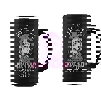 This Is My Anime Pajama Shirt Anime Girl Otaku Kawaii Graphic Print Coffee Mug - Monsterry