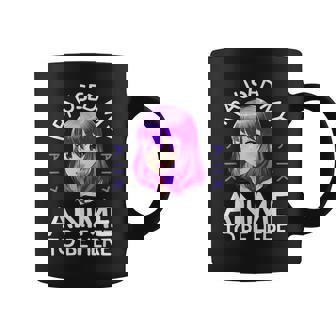 Anime I Paused My Anime To Be Here Anime Girls Graphic Print Coffee Mug - Monsterry