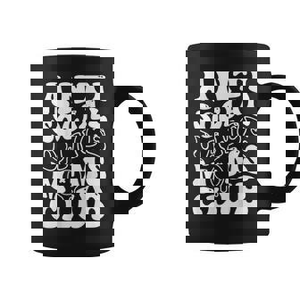 Anti Social Dance Moms Club Groovy Cheer Dance Mama Graphic Print Coffee Mug - Monsterry