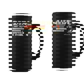 Ardilla Con Actitud Retro Animal Ardilla Gopher Para Hombre Taza de café - Regaloses
