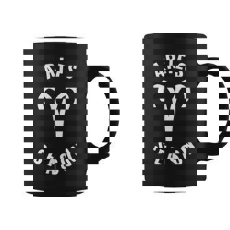 Aries Season April Zodiac Sign Horoscope Astrology Graphic Print Coffee Mug - Monsterry