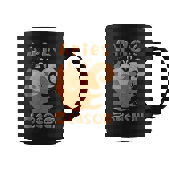 Aries Season Zodiac Sign Birthday Horoscope Cartoon Graphic Print Coffee Mug - Monsterry