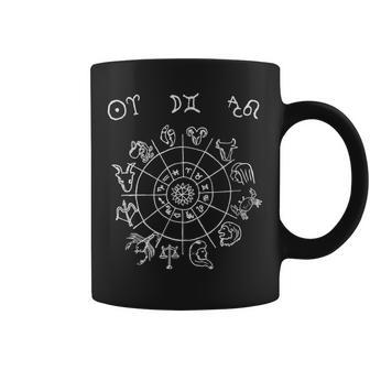 Aries Sun Gemini Moon Leo Rising Astrology Graphic Print Coffee Mug - Monsterry