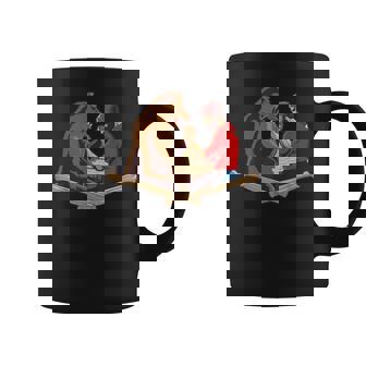 Arm Wrestling Fighting A Bear Arm Wrestler Graphic Print Coffee Mug - Monsterry