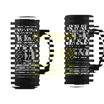 Army Veteran For Proud Veteran Dad From Daughter Veteran Day Graphic Print Coffee Mug - Monsterry