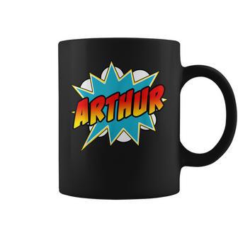 Arthur Name Comic Book Superheroes For Boys Tassen - Geschenkecke