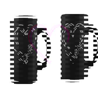 Assistant Principal Heart Outline Subtle Valentines Day Graphic Print Coffee Mug - Monsterry