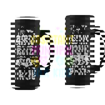 Assistant Principal Loves Her Kids School Valentines Day Graphic Print Coffee Mug - Monsterry