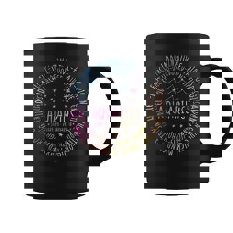 Astrology Aquarius Sign Humor Aquarius Zodiac Graphic Print Coffee Mug - Monsterry