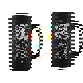Astronaut Birthday Space 6th Birthday Boys Kids Graphic Print Coffee Mug - Monsterry