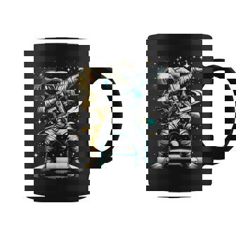 Astronaut Dabbing In Space Galaxy Adventure Coffee Mug | Seseable CA