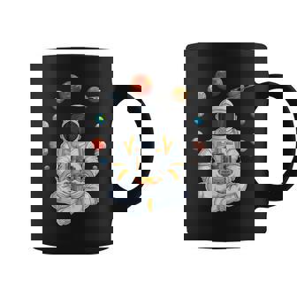Astronaut Gamer Outer Space Men Gaming Solar System Planets Graphic Print Coffee Mug - Monsterry