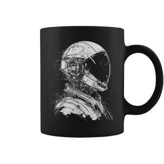 Astronaut Musik Kopfhörer Grafik Illustration Astronaut Tassen - Geschenkecke