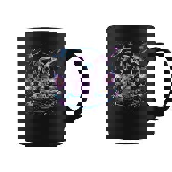 Astronauta Música Psicodélica Dj Psytrance Techno Edm Festival Taza de café - Regaloses