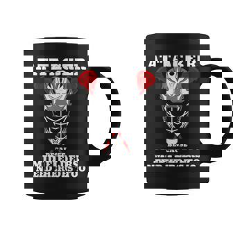 Attacker Because Midfielder Need Heroes Lacrosse Player Men Graphic Print Coffee Mug - Monsterry