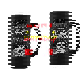 Aunt Of The Birthday Boy Matching Nephew Family Bday Coffee Mug - Thegiftio