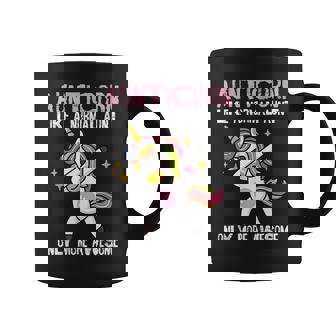 Aunticorn Como Una Tía Solo Impresionante Unicornio Dabbing Taza de café - Regaloses