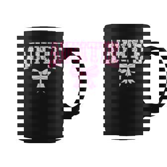 Auntie Coquette Bow Pink Aesthetic Mother's Day Aunt Coffee Mug - Thegiftio