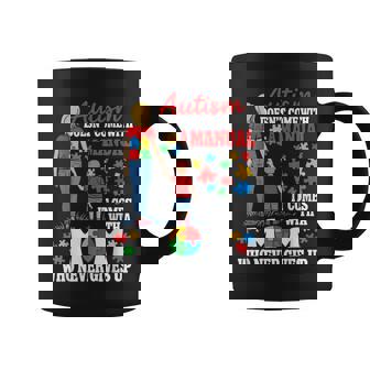 Autism Awareness 2025 Doesn't Come With A Manual Autism Mom Coffee Mug | Mazezy