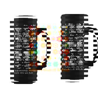 Autism Awareness Flower Celebrate Minds Of All Kinds Women Coffee Mug | Mazezy