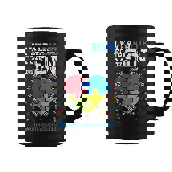 Autism Awareness I Wear Blue For My Son Autism Mom Dad Hero Coffee Mug - Monsterry